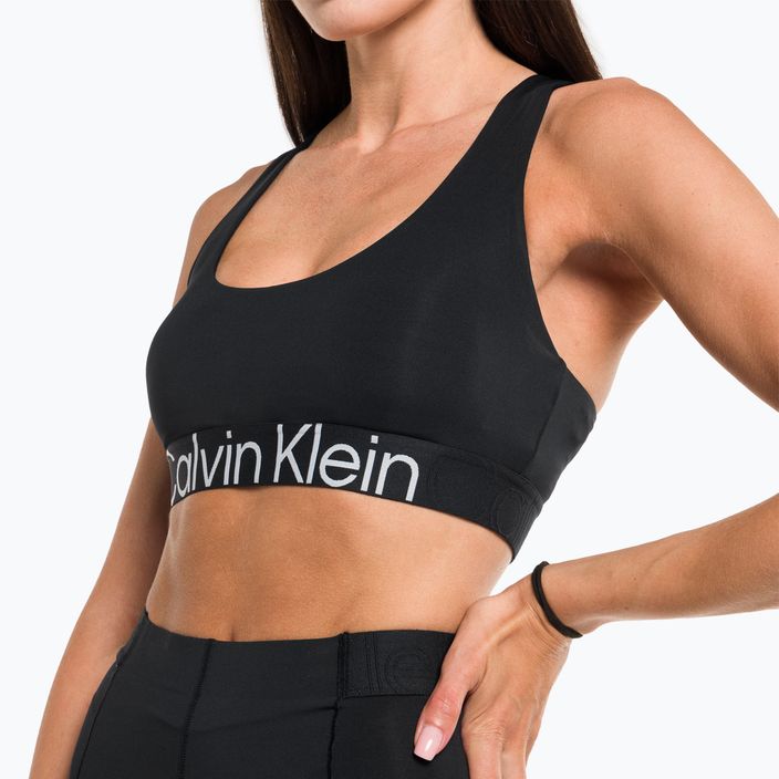Calvin Klein Medium Support BAE sutien de fitness negru Beauty BAE 4