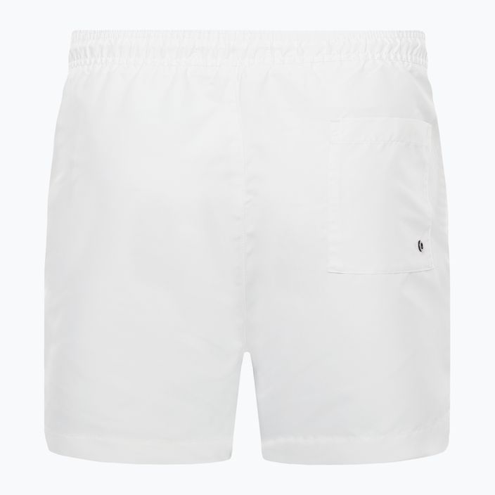 Bărbați Calvin Klein Medium Pantaloni scurți de înot cu cordon, alb 2