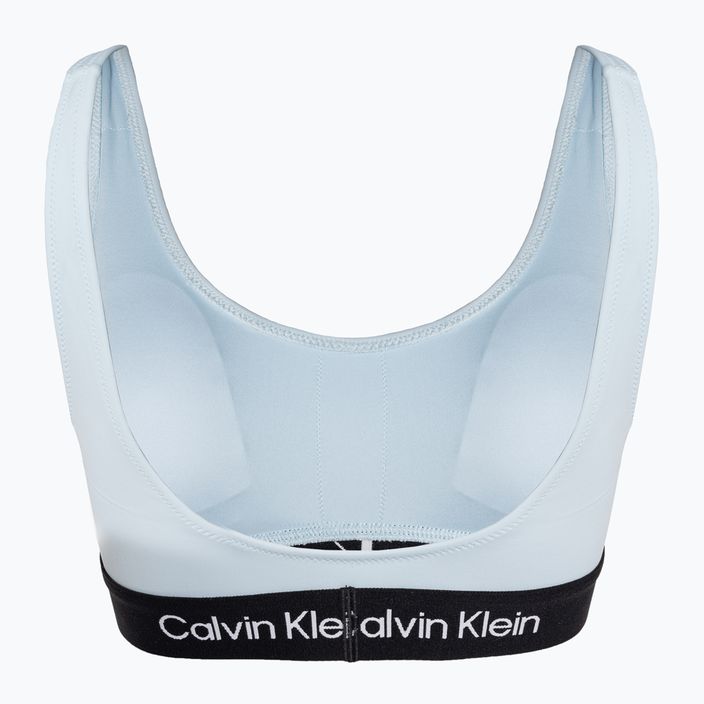 Calvin Klein Bralette-Rp costum de baie top albastru 2