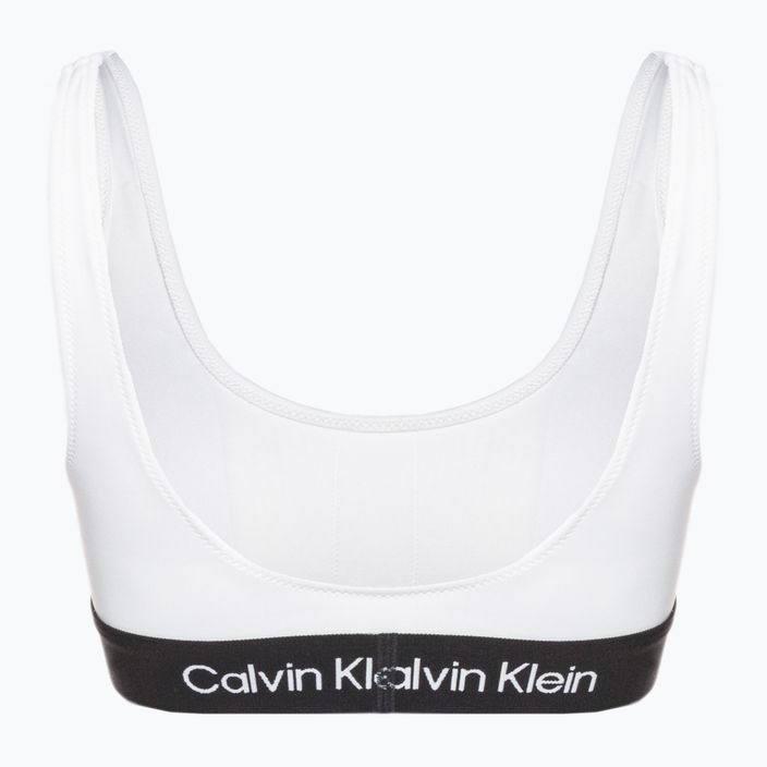 Calvin Klein Bralette-Rp costum de baie top alb 2