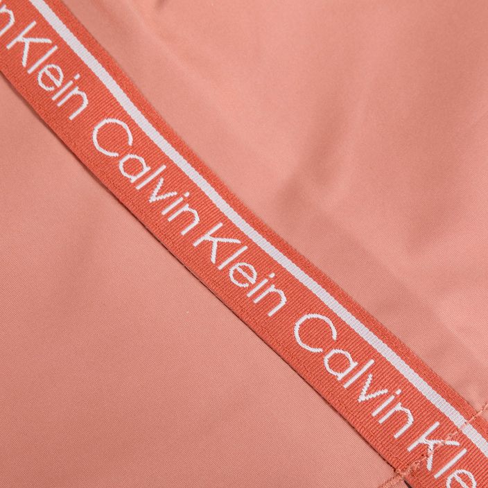 Pantaloni scurți de baie bărbați Calvin Klein Medium cu cordon roz 3