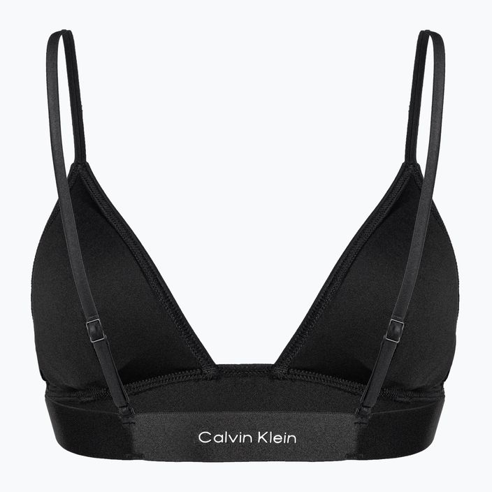 Calvin Klein Triangle-Rp costum de baie top negru 2
