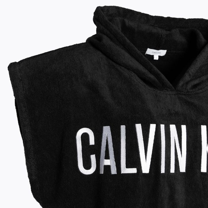 Poncho Calvin Klein Towel Hoodie black 3