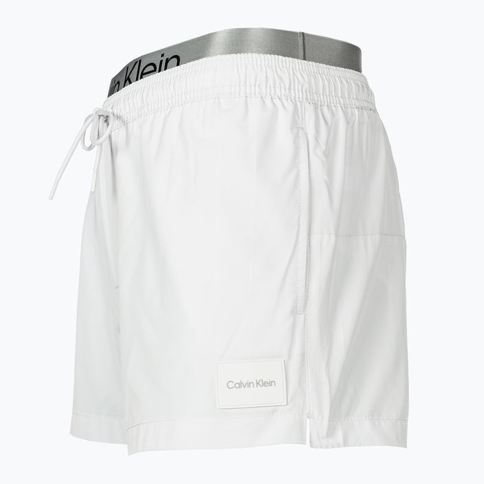 Pantaloni scurți de baie pentru bărbați Calvin Klein Short Double Waistband nimbus cloud 3