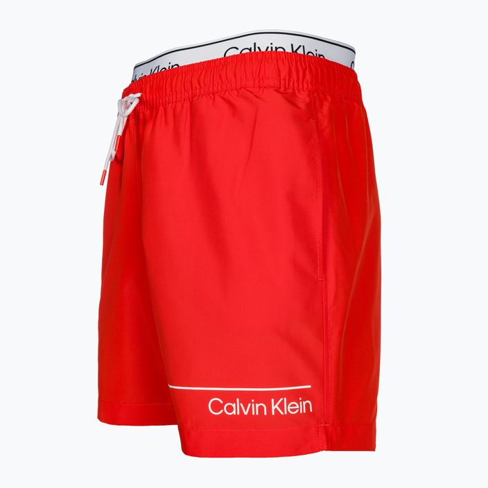 Pantaloni scurți de baie pentru bărbați Calvin Klein Medium Double WB hot heat 3