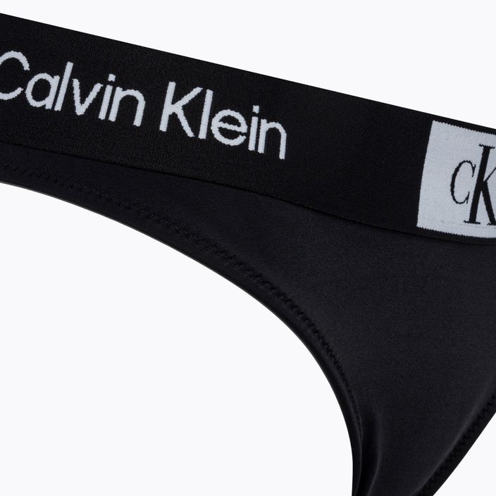 Partea de jos a costumului de baie Calvin Klein Bikini black 3