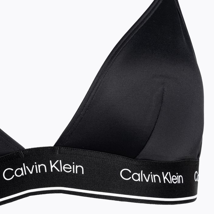 Partea de sus a costumului de baie Calvin Klein Triangle-RP black 3