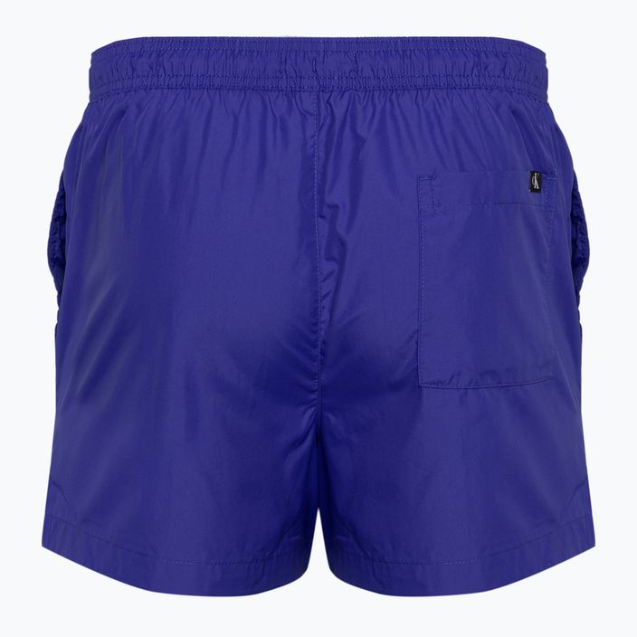 Pantaloni scurți de baie pentru bărbați Calvin Klein Short Drawstring midnight lagoon 2