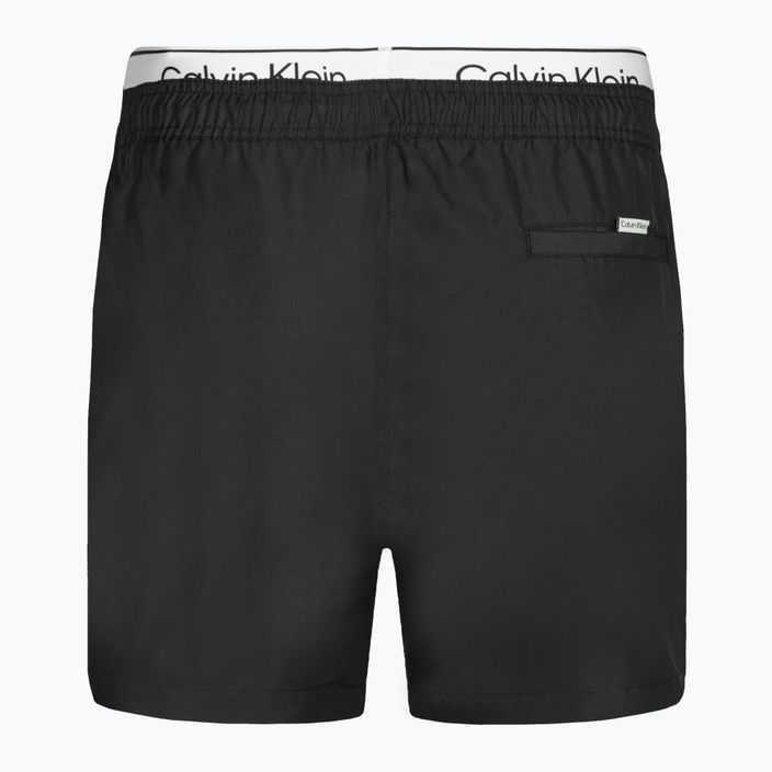 Pantaloni scurți de baie pentru bărbați Calvin Klein Medium Double black 2