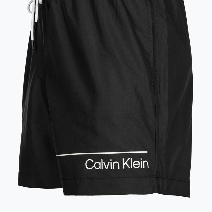 Pantaloni scurți de baie pentru bărbați Calvin Klein Medium Double black 3