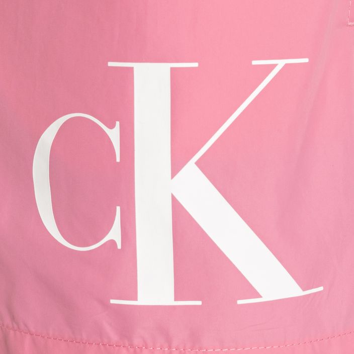 Pantaloni scurți de baie pentru bărbați Calvin Klein Short Drawstring sachet pink 3