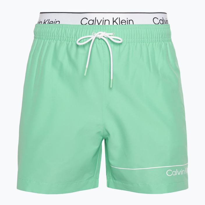 Pantaloni scurți de baie pentru bărbați Calvin Klein Medium Double WB cabbage