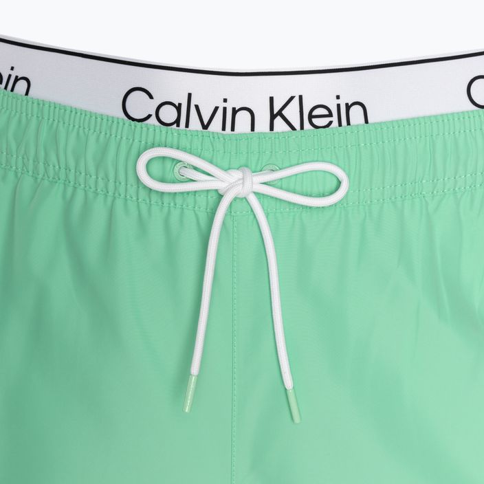 Pantaloni scurți de baie pentru bărbați Calvin Klein Medium Double WB cabbage 3