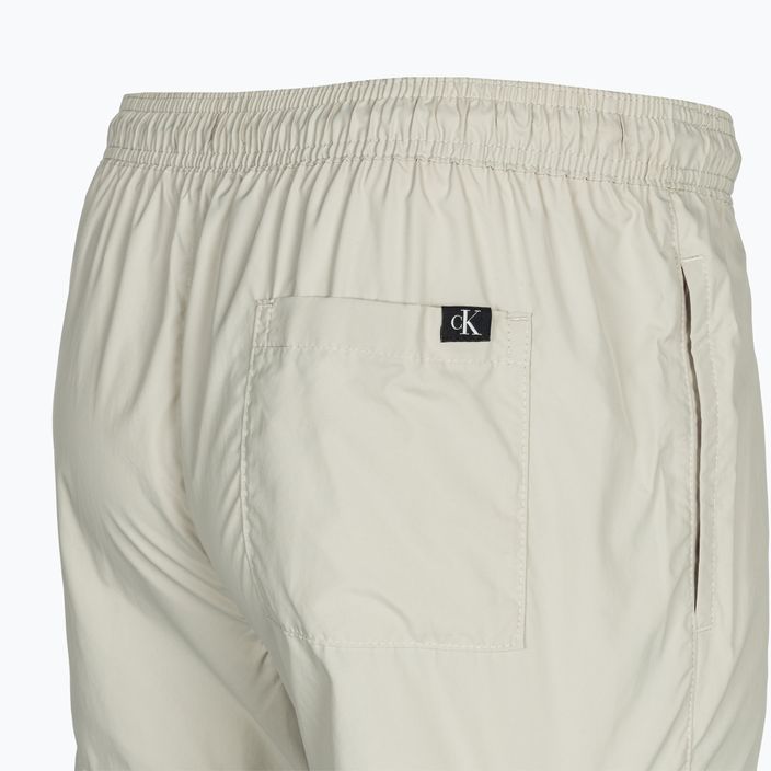 Pantaloni scurți de baie pentru bărbați Calvin Klein Short Drawstring silver lining 4