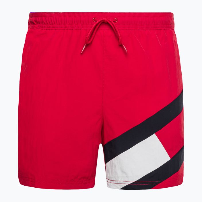 Pantaloni scurți de baie Tommy Hilfiger Sf Medium cu cordon roșu pentru bărbați