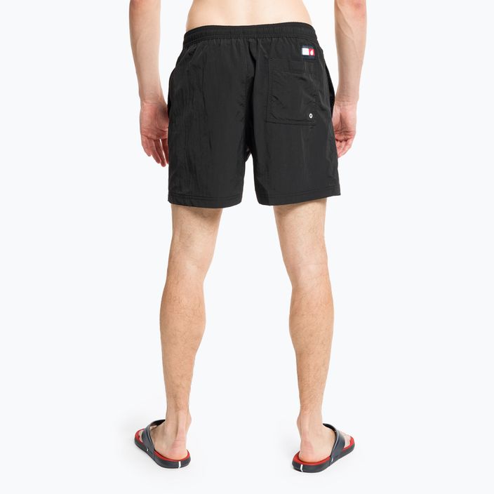 Pantaloni scurți de înot Tommy Hilfiger Sf Medium cu cordon negru pentru bărbați 6