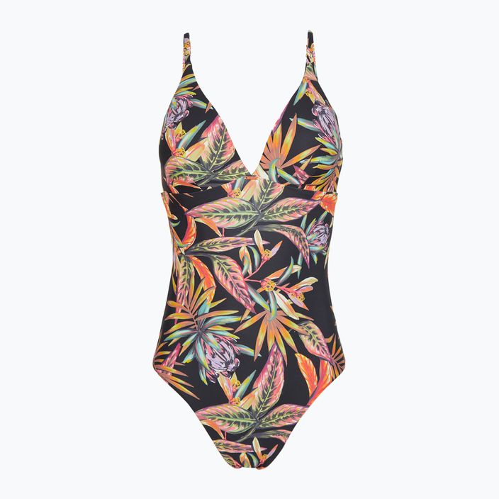 Costum de baie o piesă pentru femei O'Neill Sunset negru floare tropicală