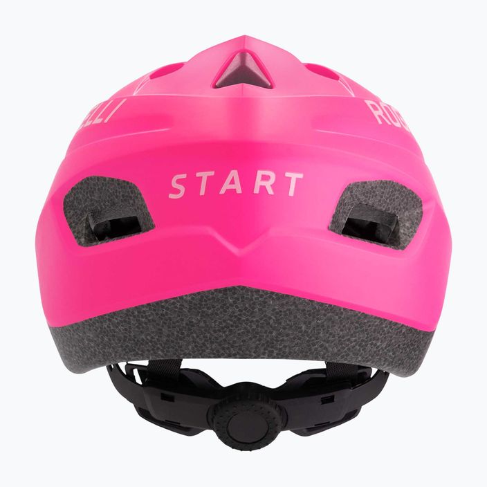Cască de bicicletă pentru copii Rogelli Start roz/negru 7