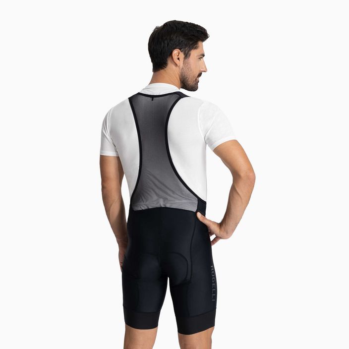 Rogelli Essential Bib Short pantaloni scurți de ciclism pentru bărbați negru 2