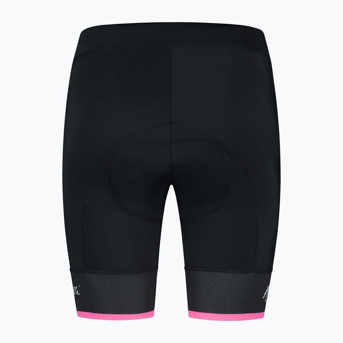Rogelli Select II pantaloni scurți de ciclism pentru femei negru/roz 4