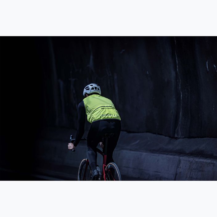Vesta de ciclism pentru bărbați Rogelli Core fluor 8