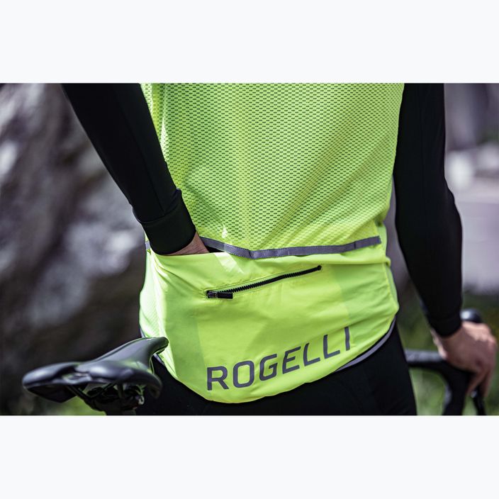 Vesta de ciclism pentru bărbați Rogelli Core fluor 12