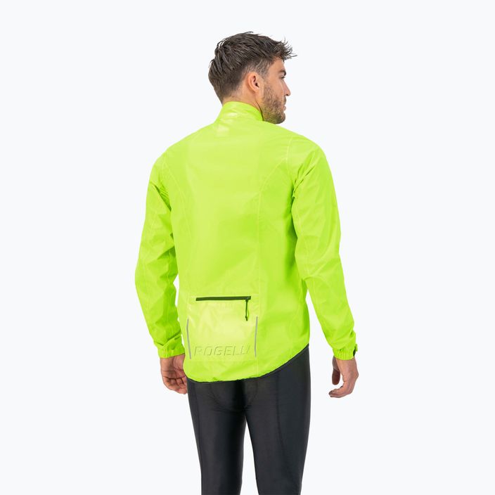 Jachetă de ciclism pentru bărbați Rogelli Core galben 2