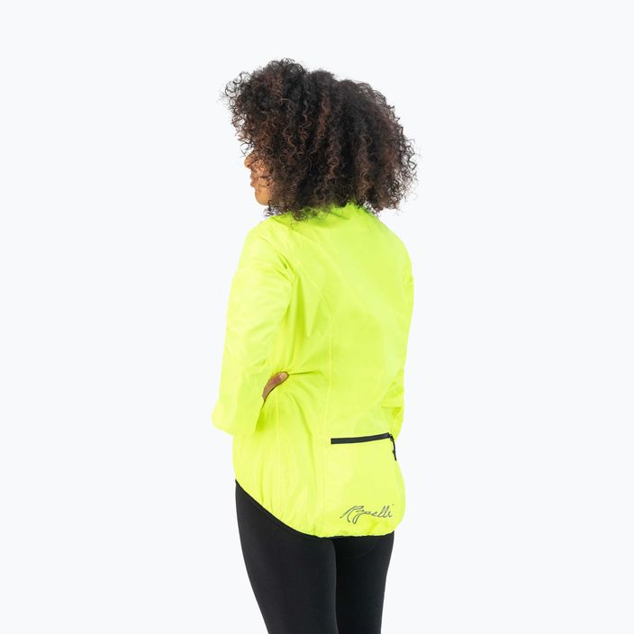 Jachetă de ciclism pentru femei Rogelli Core galben 2
