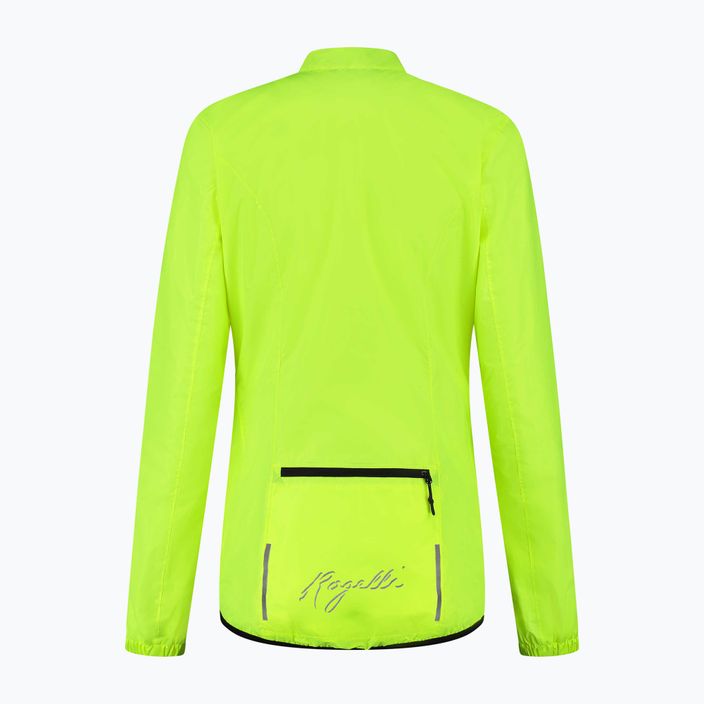 Jachetă de ciclism pentru femei Rogelli Core galben 4