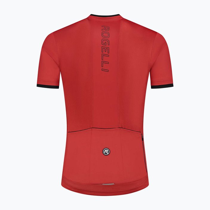 Tricou de ciclism pentru bărbați Rogelli Essential roșu 5