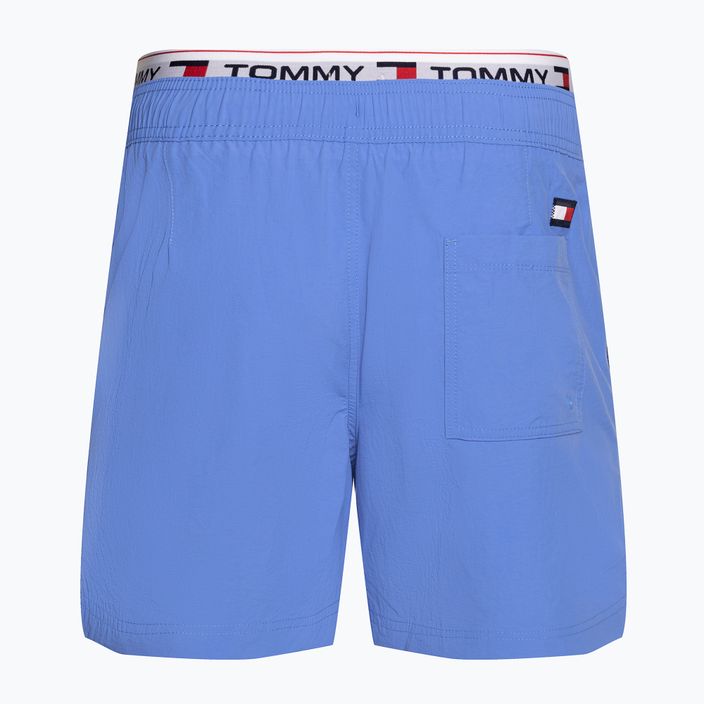 Pantaloni scurți de înot pentru bărbați Tommy Hilfiger DW Medium Drawstring blue spell 2