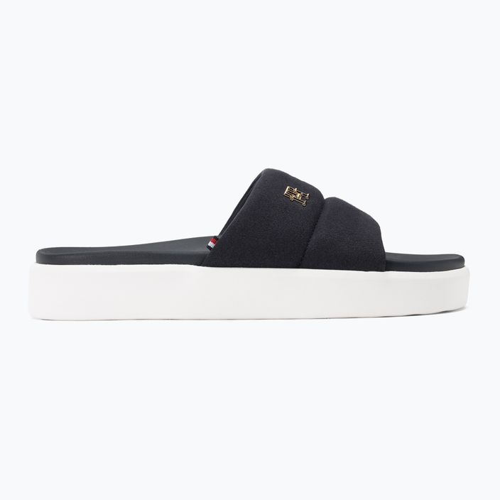 Papuci pentru femei Tommy Hilfiger Platform Pool Slide space blue 2