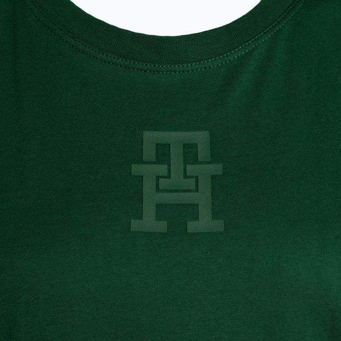 Tommy Hilfiger cămașă de antrenament pentru femei Regular Th Monogramă verde 7