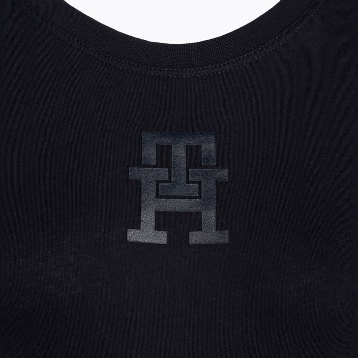 Tommy Hilfiger cămașă de antrenament pentru femei Regular Th Monogram albastru 3