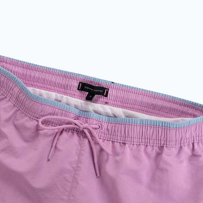 Pantaloni scurți de înot pentru bărbați Tommy Hilfiger Medium Drawstring sweet pea pink 4