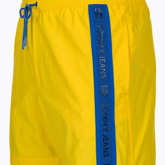 Pantaloni scurți de înot pentru bărbați Tommy Jeans SF Medium Drawstring Side Tape vivid yellow 3