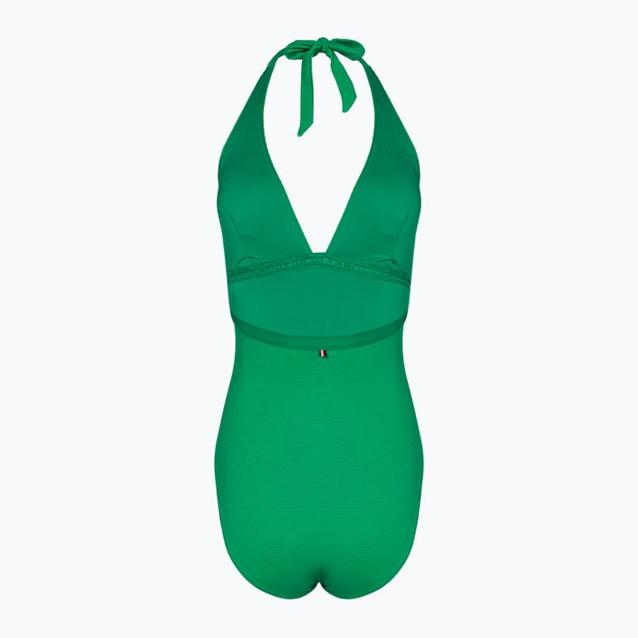 Costum de baie dintr-un element pentru femei Tommy Hilfiger Halter One Piece Rp olympic green 2