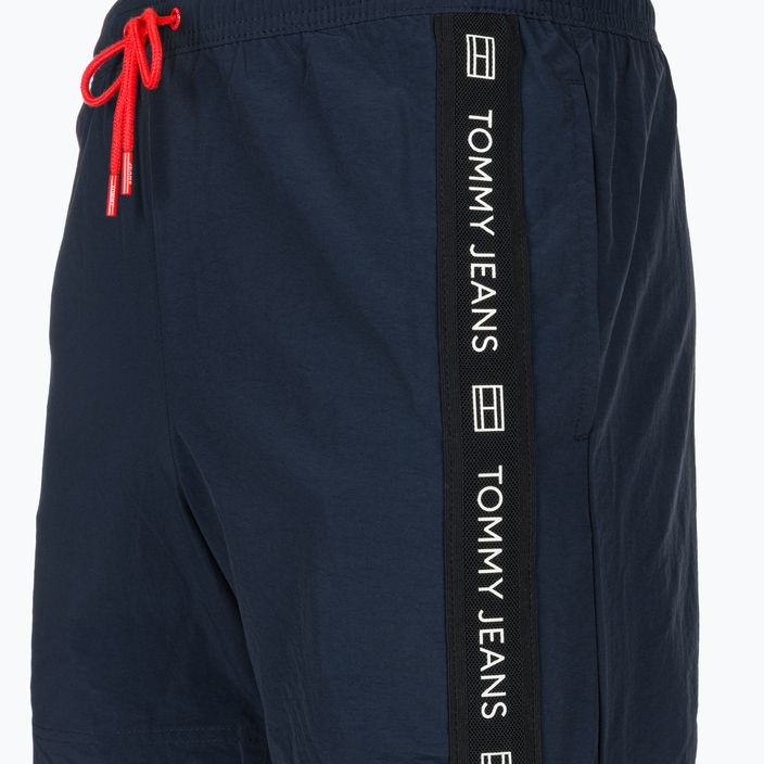 Pantaloni scurți de înot pentru bărbați Tommy Jeans SF Medium Drawstring Side Tape dark night navy 3