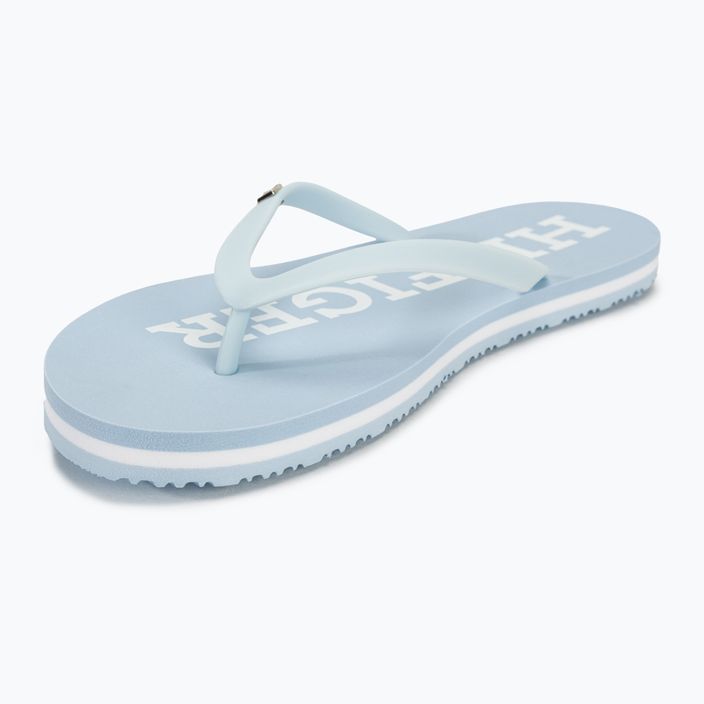 Papuci pentru feme Tommy Hilfiger Strap Beach Sandal breezy blue 7