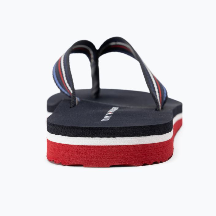 Papuci pentru femei Tommy Hilfiger Stripes Beach Sandal red white blue 6