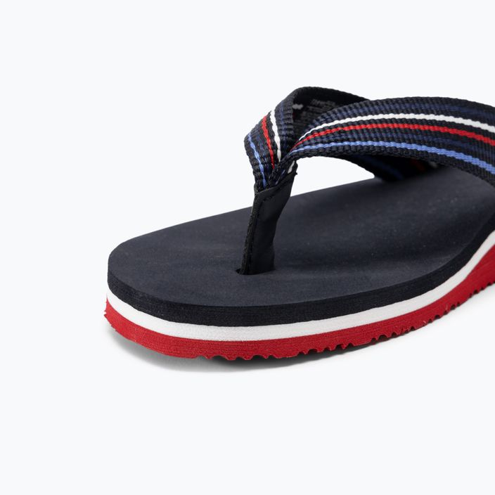 Papuci pentru femei Tommy Hilfiger Stripes Beach Sandal red white blue 7