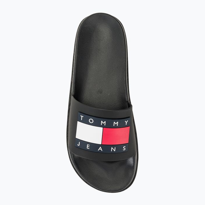 Șlapi pentru femei Tommy Jeans Elevated Flatform Slide black 6