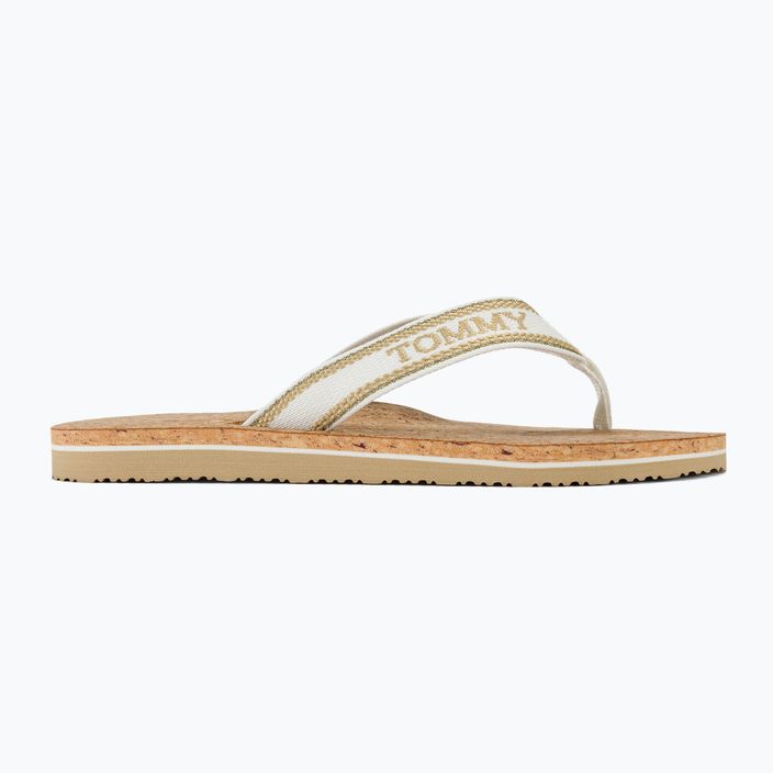 Papuci pentru femei Tommy Hilfiger Cork Beach Sandal harvest wheat 2