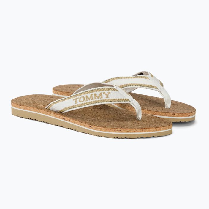 Papuci pentru femei Tommy Hilfiger Cork Beach Sandal harvest wheat 4