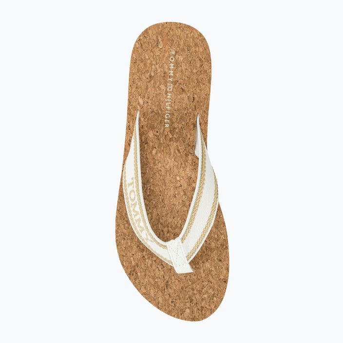 Papuci pentru femei Tommy Hilfiger Cork Beach Sandal harvest wheat 6