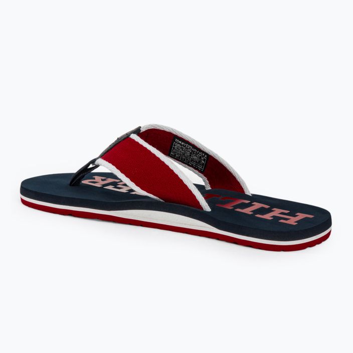 Papuci pentru bărbați Tommy Hilfiger Patch Beach Sandal primary red 3