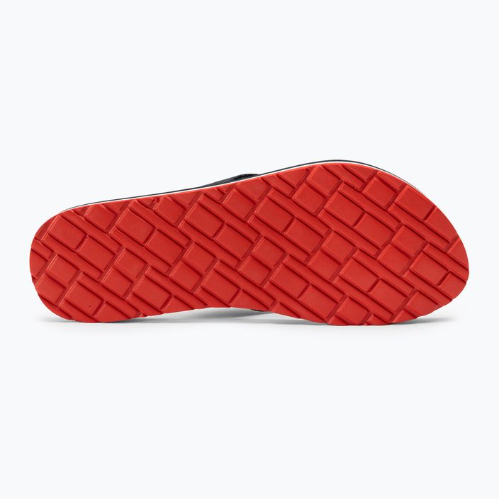 Papuci pentru femei Tommy Hilfiger Global Stripes Flat Beach Sandal red white blue 4