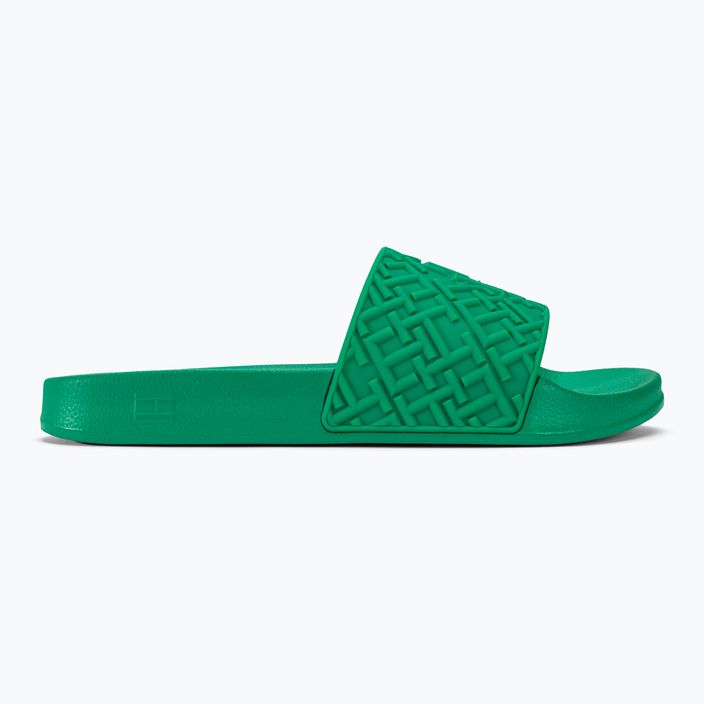 Papuci pentru femei Tommy Hilfiger Monogram Pool Slide olympic green 2