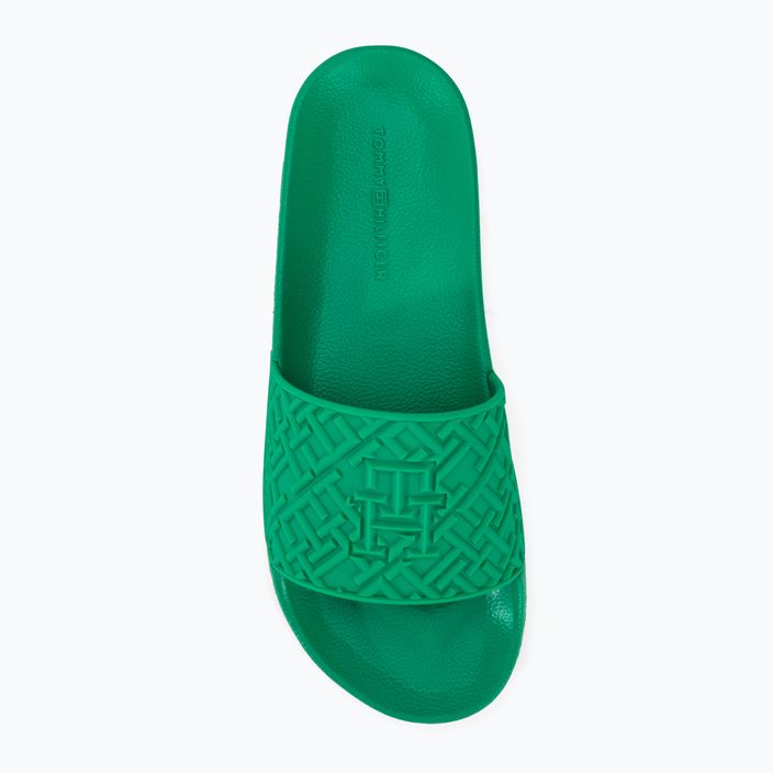 Papuci pentru femei Tommy Hilfiger Monogram Pool Slide olympic green 6