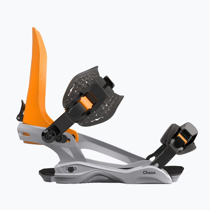 Legături de snowboard pentru bărbați Bataleon Chaos neon orange/glacier gray 3